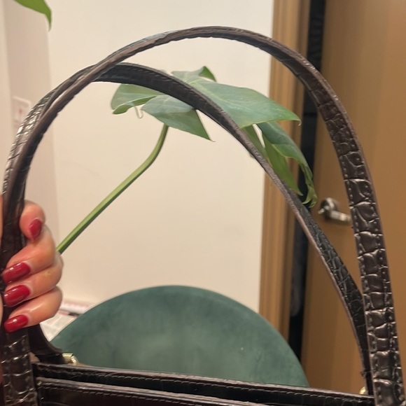 Anne Klein Work Tote Bag in black leather - Picture 4 of 4